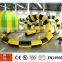 Plato Pvc Tarpaulin Inflatable Air Race Track , Durable Giant Inflatable Air Track for Car Racing