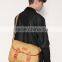 High Quality Unisex Vintage Brown Canvas Messenger Bag Vintage Messenger Bag With Leather Trim