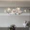 Modern Decorative Living Room Chandelier Lighting Bird Shape Glass Tree Branch Chandelier