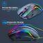 RGB lighting 2.4 GHz wireless transmission 1200-1600-2400-3200 dpi gaming mouse for Desktop and Laptop