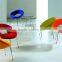 replica relaxing fiberglass material fabric/PU Ring chair ,Eero Ring chair with steel frame designed by Eero Saarinen