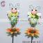 Garden decorations of metal dragonfly stakes with different style