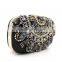 handmade Heavy manual hot sale big stone ambroidered clutch bag