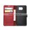 Luxury Wallet Credit Card Book Style Flip Stand Leather Case Back Cover For Samsung Galaxy S6 / S6 edge flip leather case