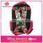 New fashion durable fancy backpack bags PU leather and 800D Satin backpack