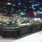 APEX sliding glass door display cabinet for food