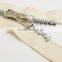 5# special zipper from China zipper factory with sivler plastic teeth