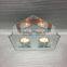 2016  hot items house shape mirror glass candle holder
