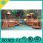 attractive design MBL02-U8 outdoor wooden slide children outdoor playground