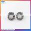 Best sale women's colorful crystal stud earrings wholesale eardrops