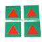 Educational Toys for Kids Montessori Language Materials Metal Triangles game