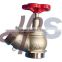 High quality bronze fire hose valve with aluminum cap