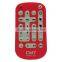 red ABS universal car stereo remote control                        
                                                Quality Choice