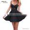 Latest net rneck green daring back midiadies western dress designs