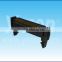Dongguan factory price 2.54mm pitch two rows right angle black color Ejector header