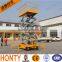 14M high quality Battery mobile scissor lift with walking aids equipment