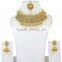 Indian Bollywood Ethnic Gold Tone Necklace & Earring Set Designer Jewelry