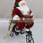 XM-MX096 20 inch santa claus riding tricycle for christmas decoration