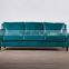 European style import genuine leather sofa 3-seat sofa XJ039