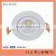High Lumen 120lm/w 5W Adjustable Beam COB LED Downlight