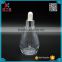 wholesale fancy glass bottles oval glass message dropper bottle 50ml