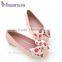  China supplier 2015 women flat shoes,ladies elegant flat shoes,lace material flat shoes
