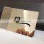 Mirror metal business card