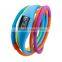 ladies fancy digital silicone wrist watch bracelet with long strip