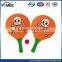 New products eco friendly wood beach rackets set