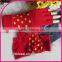 Knitted Halffinger Gloves women and grils stripe printed Gloves