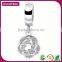 Chinese Imports Wholesale Rose Flower Silver Charm For Bracelet