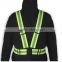 Yongkang factory high visibility elastic safety belt reflective security straps for outdoor safety