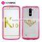 New stylish multi color tpu supcase transparent ultra thin crystal mobile accessories for LG K10