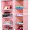Factory sales foldable fabric hanging organizer bag for closet