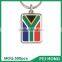 Souvenir Gift no Mold Fee Cheap Custom Printing Africa Flag Gift Keychain