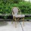 French style outdoor bamboo look aluminum chair