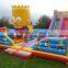 inflatable bounce activity center bed for detachable 2 units