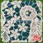 ELEGANT WHITE CHEMICAL EMBROIDERY FABRIC FOR GARMNET