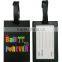2016 promotional custom made hard plastic luggage tag flight