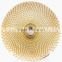 Wholesale Wedding Decoration Glass Gold Charger Plates, 13 inch