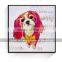 Canvas Dog Oil Painting on Canvas Livingroom Decorative
