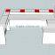 modern design kitchen cabinet Polished Artificial marble l shape bar counter