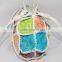 handmade leather bag ladies fancy large size crochet design multi color handbag many pockets