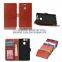 PU Leather Booklet Case for Huawei P9.Wallet Design with Stand