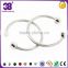 Top selling simple adjustable with stainless steel silver Spiral bangles