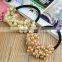 Craft woven beads elastic hair ring Headband rubber for Women Accessories Ornaments