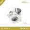 Recessed adjustable 10W LED trunk downlight for commercial lighting