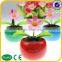 colorful fashion car decorative solar flower