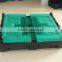 Bottom price foldable large plastic pallet box for sale