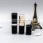 Empty square shape black color plastic lipstick tube container